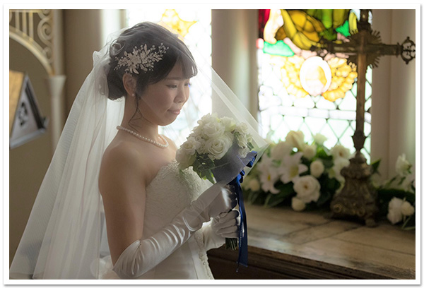 花嫁 髪型 ヘッドドレス