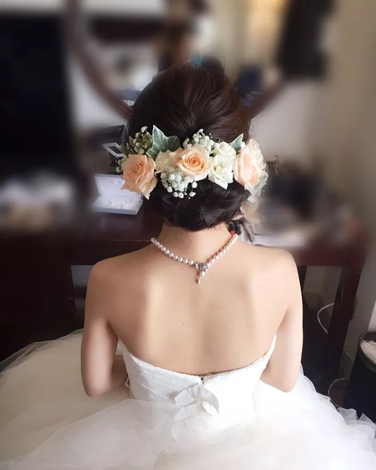 花嫁 髪型 ロング 和装