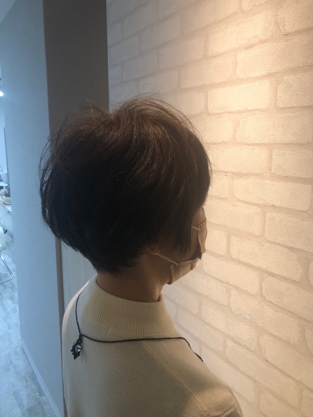 髪型・大人のグラデーション系ショート。 40代50代京都四条烏丸大人のヘアデザインに特化美容師ヘアスタイル人気