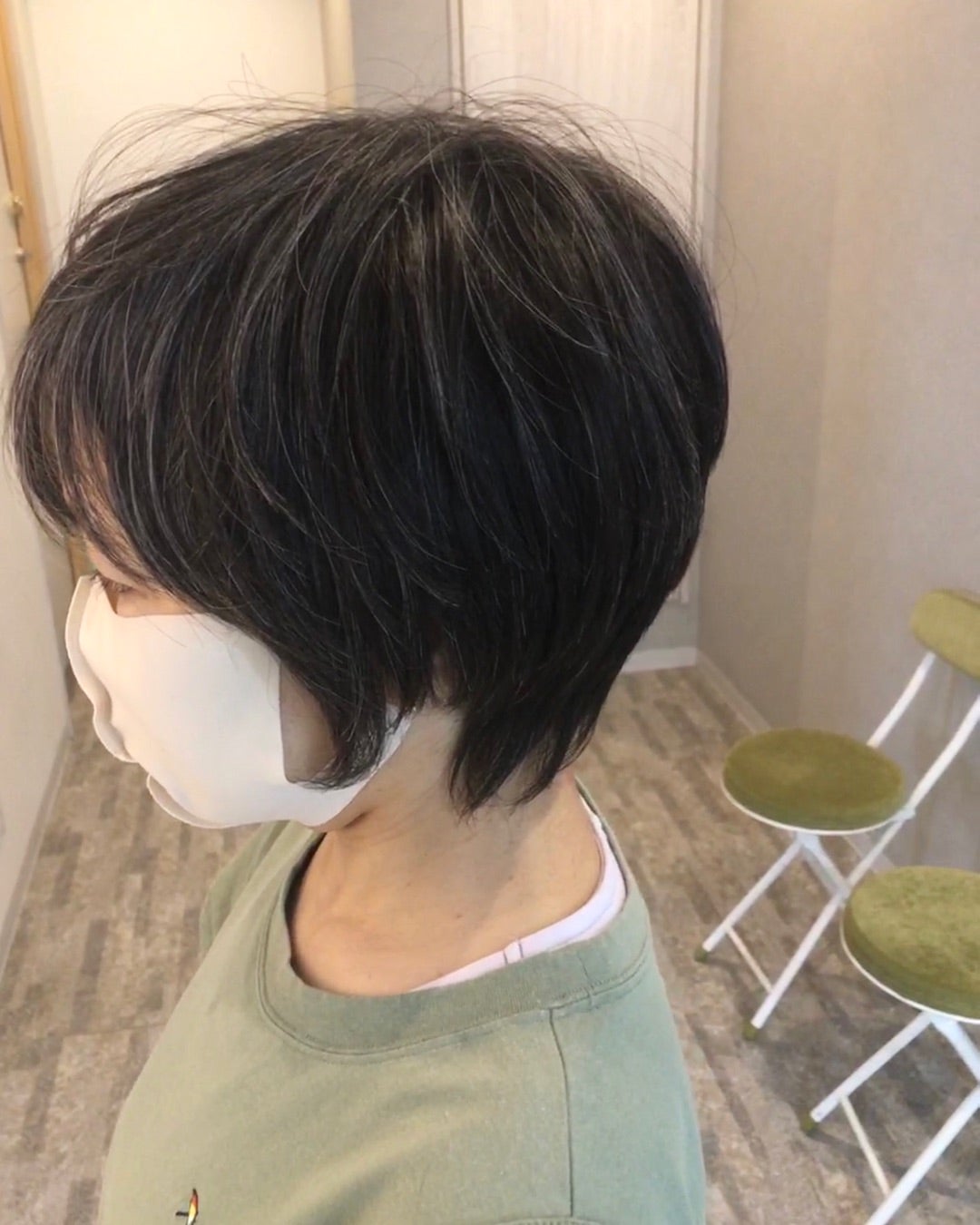 髪型・大人ショートレイヤー。 40代50代京都四条烏丸大人のヘアデザインに特化美容師ヘアスタイル人気ランキング